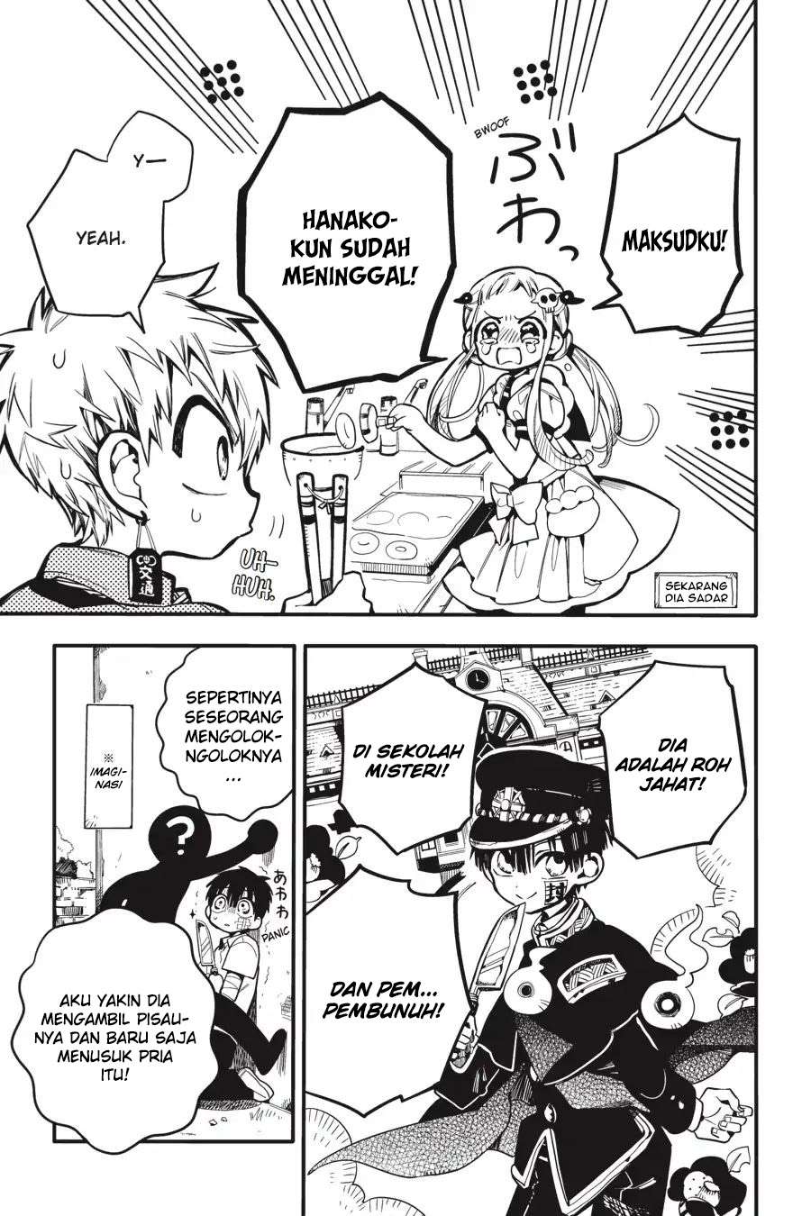 Jibaku Shounen Hanako-kun Chapter 15 Bahasa Indonesia